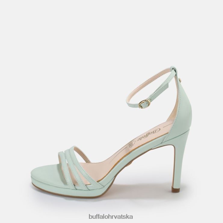 menta zelena Buffalo melissa veganska sandala s visokom petom |sandale TDD6T857